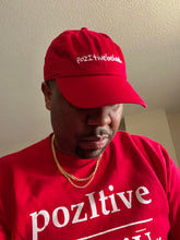 Load image into Gallery viewer, Dad Hat Red w/White Writing