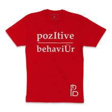 Load image into Gallery viewer, pozItive behaviŪr tee-Red