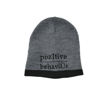 Load image into Gallery viewer, Beanie Grey w/Black Strip