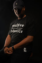 Load image into Gallery viewer, pozItive behaviŪr tee-Black