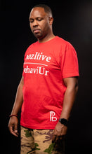 Load image into Gallery viewer, pozItive behaviŪr tee-Red