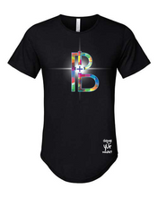 Load image into Gallery viewer, pozItive behaviŪr Swoop tee-Black