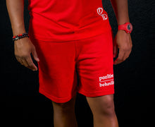 Load image into Gallery viewer, pozItive behaviŪr shorts-Red