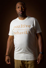 Load image into Gallery viewer, pozItive behaviŪr tee-Natural