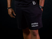 Load image into Gallery viewer, pozItive behaviŪr shorts-Black