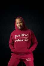 Load image into Gallery viewer, pozItive behaviŪr Jogger Set-Burgundy