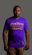 Load image into Gallery viewer, pozItive behaviŪr tee-Purple