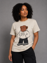Load image into Gallery viewer, Bem the Bear- Cream Tee
