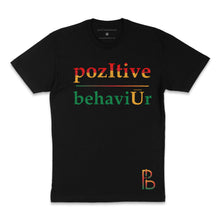 Load image into Gallery viewer, pozItive behaviŪr tee-Black Juneteeth
