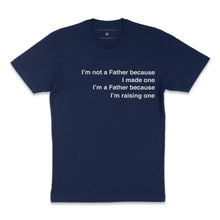 Load image into Gallery viewer, Father&#39;s Day-Navy tee
