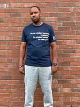 Load image into Gallery viewer, Father&#39;s Day-Navy tee
