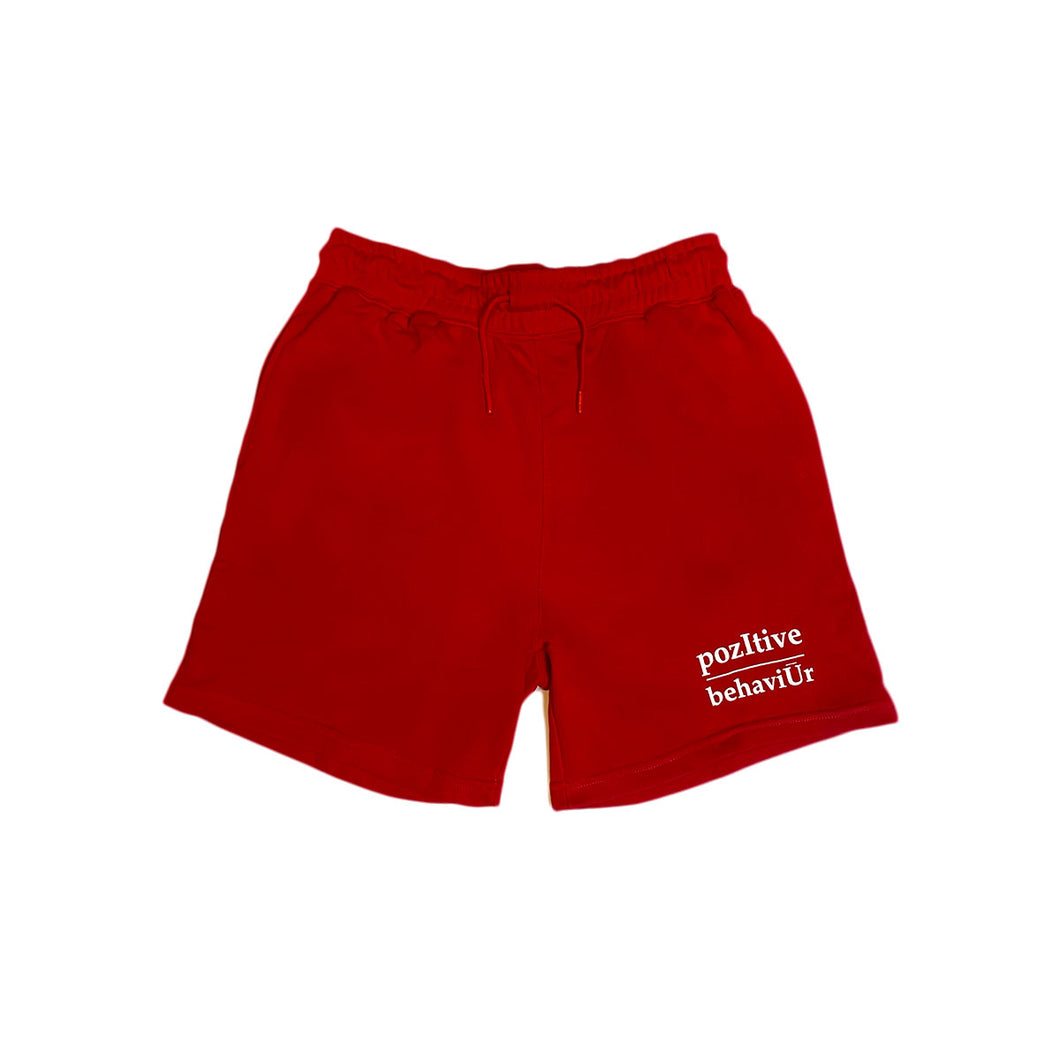 pozItive behaviŪr shorts-Red