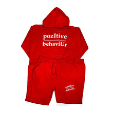 Load image into Gallery viewer, pozItive behaviŪr Jogger Set-Red
