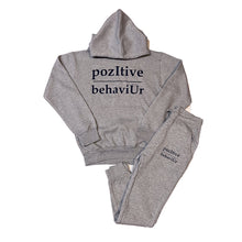 Load image into Gallery viewer, pozItive behaviŪr Jogger Set-Heather Gray
