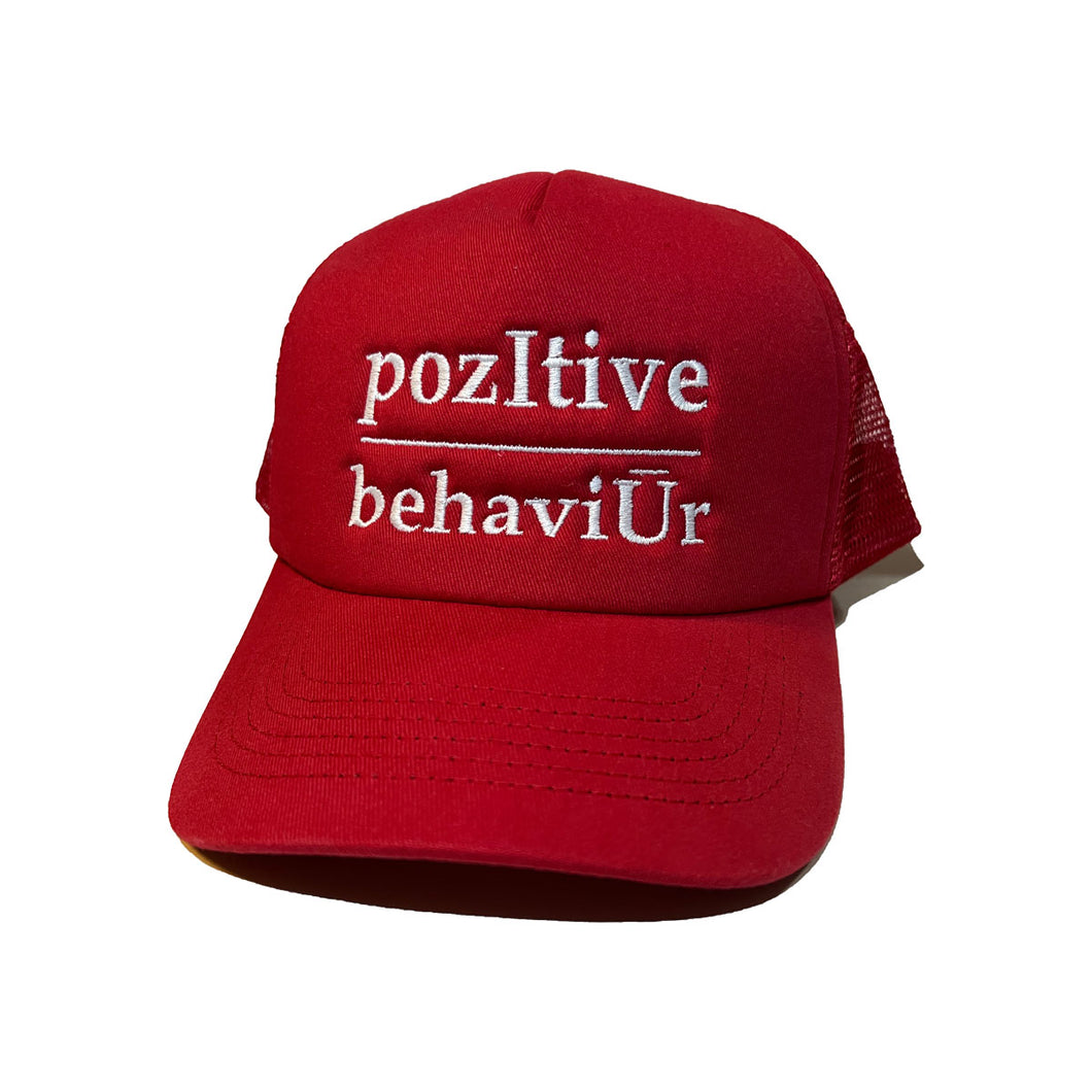 Cap Red w/White Writing