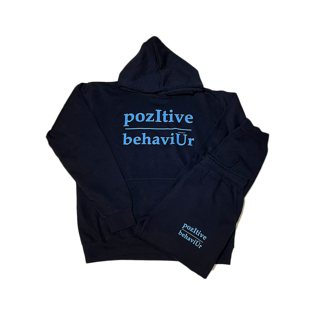 pozItive behaviŪr Jogger Set-Navy Blue